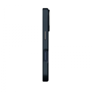 Кожаная накладка Uniq Lyden с Magsafe совместимая с 17 Pro пепельно-голубой
