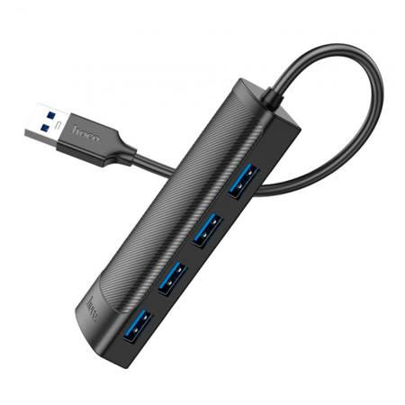 USB-концентратор HOCO HB41 4 Гнезда USB3.0X4 черный - фото 5