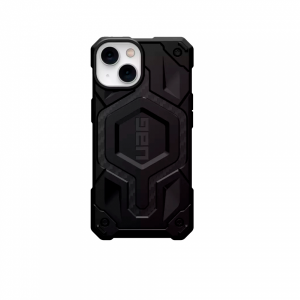Противоударная пластиковая накладка UAG Monarch Pro MagSafe совместимая с iPhone 14 Plus карбон черная