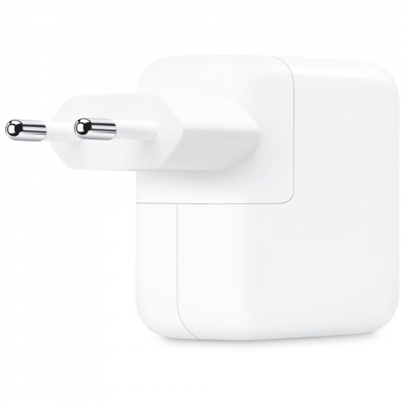 Сетевое зарядное устройство Apple 35W (Dual USB-C) (белый) LB - фото 3