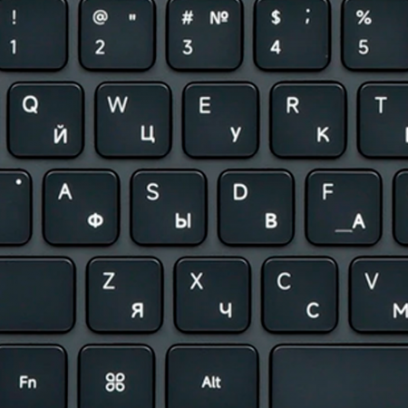 Чехол-клавиатура Keyboard совместимая с Ксиаоми Redmi Pad Pro/Pro 2/Poco M1 чёрная (РУ раскладка) EAC - фото 3
