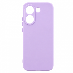 Накладка Silicone Case совместимая с ПОКО X8 Pro (SC) лавандовая