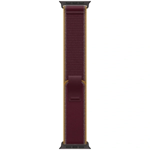 Apple Watch Ultra 4 (2026) Cellular, 49 мм, корпус из черного титана, ремешок Trail Loop цвета Burgundy (M/L) цвета Бордовый MJC44