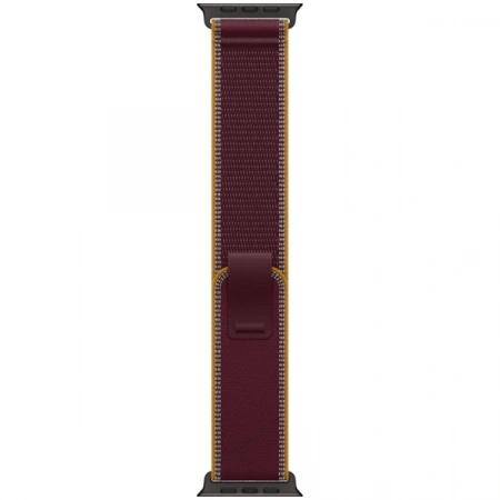 Apple Watch Ultra 4 (2026) Cellular, 49 мм, корпус из черного титана, ремешок Trail Loop цвета Burgundy (M/L) цвета Бордовый MJC44 - фото 4