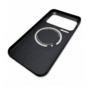 Противоударный чехол Cabal Kevlar Case Ultra-Slim Smal Weave совместимый с Ксиаоми 17 Pro Max черный