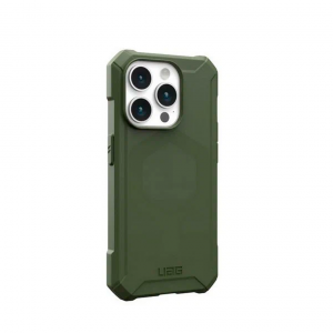 Противоударная накладка UAG Essential Armor с MagSafe совместимая с iPhone 15 Pro зеленая