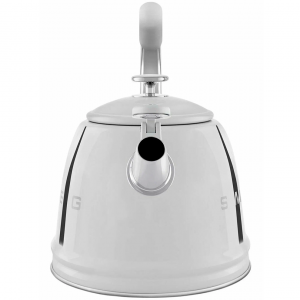 Чайник SMEG WKF01SS, 2,3 л, со свистком, цвет нержавеющая сталь
