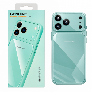 Пластиковая накладка Genuine совместимая с iPhone 18 Pro Max/17 Pro Max зеленая