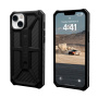 Противоударная пластиковая накладка UAG Monarch совместимая с iPhone 14 Plus карбон черная