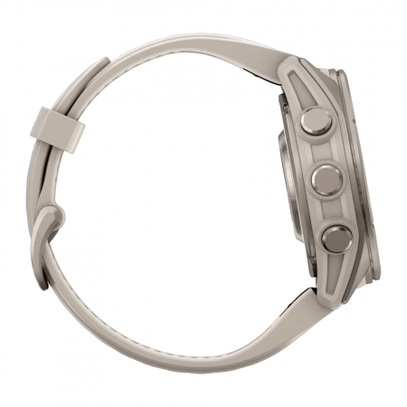 Умные часы Garmin Fenix 9 43mm AMOLED Sapphire Titanium with Fog Gray Silicone (Титан с дымчато-серым силиконовым ремешком) (010-04761-05) - фото 3