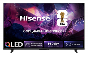 Телевизор Hisense 85" 85E7S PRO QLED & DLED, 4K Ultra HD, 144 Гц, HDR, SmartTV EAC (гарантия Hisense)
