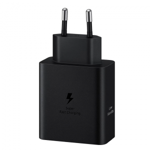 Сетевое зарядное устройство 2 порта + кабель Type-C/Type-C Samsung (EP-T5020) Type-C 50W черное LB