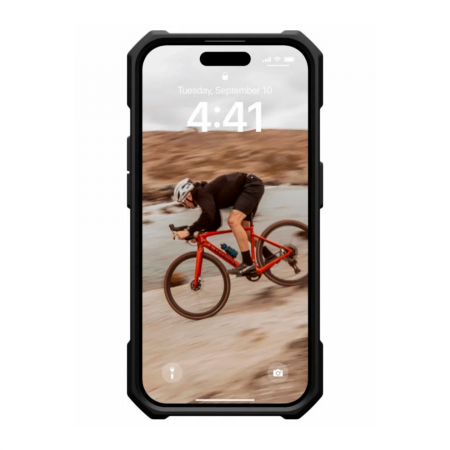 Противоударная накладка UAG Essential Armor MagSafe совместимая с iPhone 15 Pro черная - фото 3