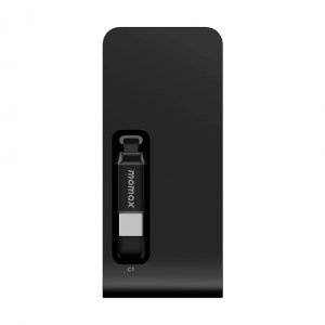 Внешний аккумулятор Momax 1-PAC Pass Mini c кабелем 10000 mAh 45W черный
