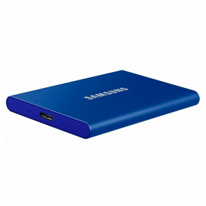 Внешний SSD Samsung 1TB  (MU-PC1T0H/WW) T7 Type-C /USB 3.2 Gen2/1050Mb/s синий