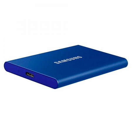 Внешний SSD Samsung 1TB  (MU-PC1T0H/WW) T7 Type-C /USB 3.2 Gen2/1050Mb/s синий - фото 4