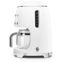 Капельная кофеварка SMEG DCF02WHEU, 10 чашек, 1,4 л, цвет белый