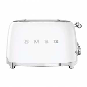 Тостер SMEG TSF03WHEU, 4 ломтика, цвет белый