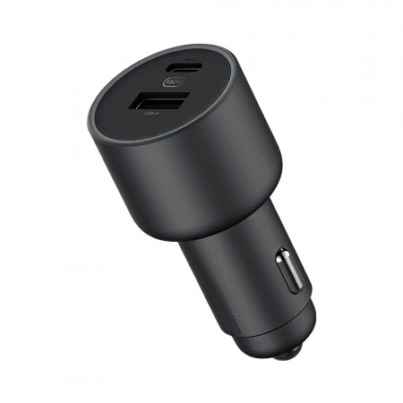 Автомобильное зарядное устройство Ксиаоми Ми Car Charger (USB-C/USB-A) 100W Black (черный) - фото 4