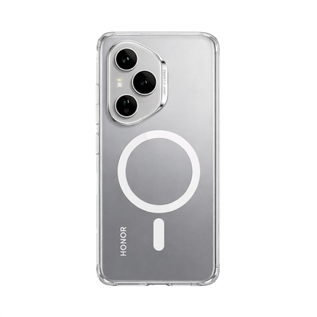 Противоударная накладка Cabal Premium Clear Case c MagSafe для Honor 400 Pro прозрачная