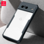 Противоударная накладка Xundd для Google Pixel 8 прозрачная с черными бортами