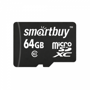 Карта памяти Smart Buy Micro SD 64Gb 10 класс