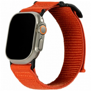 Ремешок UAG совместимый с Apple Watch (42/44/45/49mm) нейлоновый на липучке оранжевый