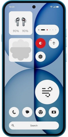 Nothing Phone 4a 5G 12Gb/256Gb Snapdragon 7s Gen4 Blue (синий) - фото 2