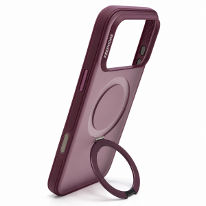 Противоударная накладка Keephone Magico с Magsafe совместимая с 18 Pro/17 Pro бургунди