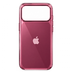 Пластиковая накладка Clear Case совместимый с iPhone 18 Pro Max/17 Pro Max Burgundy  (вишневая) 