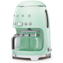 Капельная кофеварка SMEG DCF02PGEU, 10 чашек, 1,4 л, цвет пастельный зеленый