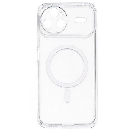 Противоударная накладка Cabal Premium Clear Case c MagSafe для Huawei Nova 15 Pro прозрачная - фото 3