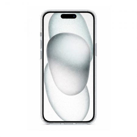 Силиконовая накладка совместимая с iPhone 15 Partner прозрачная  - фото 2