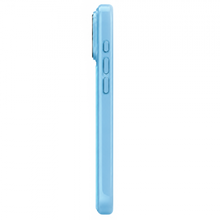 Пластиковая накладка Genuine совместимая с iPhone 18 Pro Max/17 Pro Max голубая - фото 3