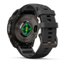 Умные Часы Garmin Fenix 9 47 mm AMOLED Titanium with Black Silicone Band (черный) (Titanium with silicone band) (010-04762-15)