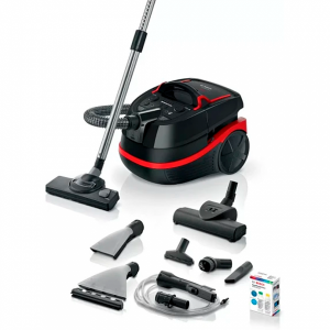 Пылесос Bosch BWD421POW черный/красный ЕАС
