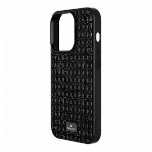Накладка SWAROVSKI совместимая с 15 Pro со стразами Black