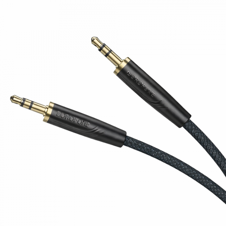 Кабель Borofone 3,5mm/3.5mm 1м черный - фото 2
