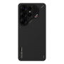 Кевларовая накладка Aulumu Aramid Fiber Case совместимая с Samsung S26 Ultra черная