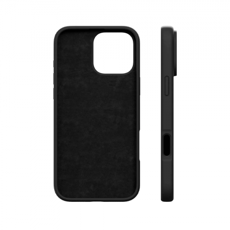 Противоударная накладка New Case совместимая с iPhone 16 Pro черная  - фото 2