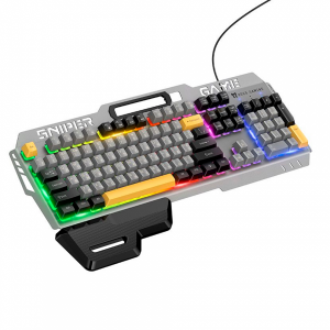 Проводная игровая клавиатура HOCO (GM702) Cyrillic version Black (черная)