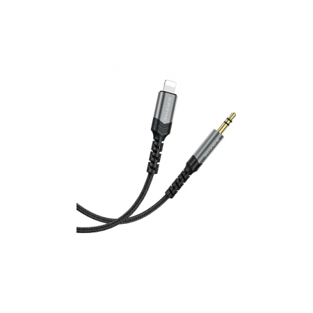 Переходник Borofone Lighting/3.5mm 1м черный