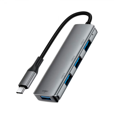 USB-концентратор AceFast Type-C 4 in 1 (J15)  - фото 2