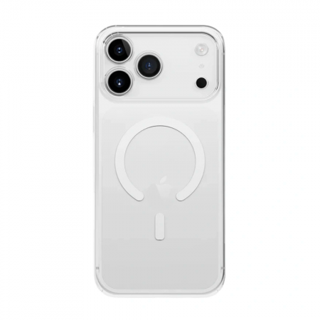Пластиковая накладка Hollister с MagSafe совместимая с iPhone 17 Pro прозрачная