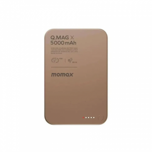 Внешний аккумулятор Momax Q. Mag X с MagSafe 5000 mAh бронза