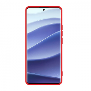 Накладка Silicone Case совместимая с Редми Нот 15 4G (SC) красная