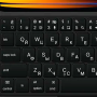 Чехол-клавиатура Keyboard совместимая с Ксиаоми Pad 7/7Pro/8/8 Pro (РУ/английская раскладка) черная EAC