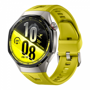 Смарт-часы Huawei Watch GT 7 Pro (TUM-B49) титановый корпус/желтый ремешок из фторэластомера ЕАС