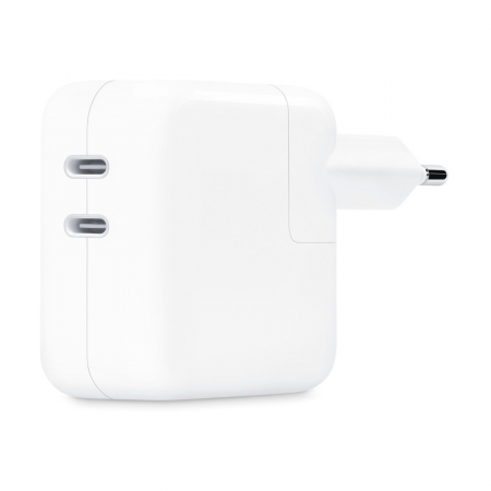 Сетевое зарядное устройство Apple 35W (Dual USB-C) (белый) LB