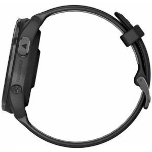 Умные часы Garmin Forerunner 965 AMOLED Black Carbon Gray DLC Titanium Bezel (Черный/черный ремешок) (010-02809-A0)